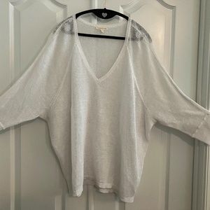Eileen Fisher Linen V Neck Sweater